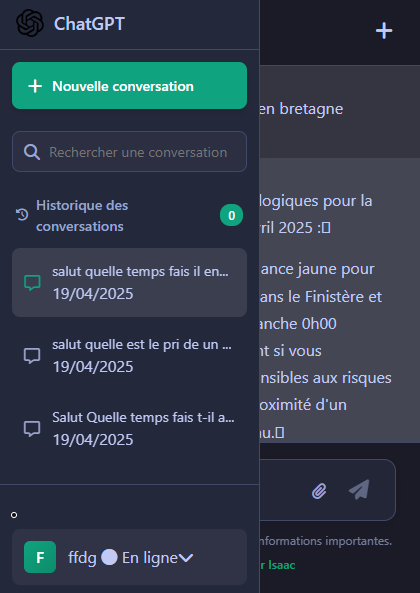 Utilisation de ChatGPT